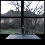 長野、月夜の蚕小屋